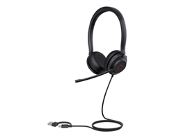 Гарнитура Yealink UH35 Dual UC USB-C/A, цвет черный 210692611