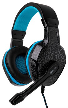 Наушники Oklick HS-L400G ZEUS, цвет голубой/черный 393118920