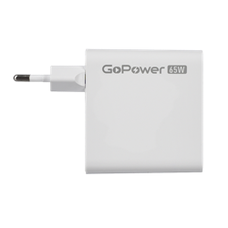 Зарядное устройство GoPower 1USB+2Type-C 65W QC3.0 GaN 1674657999