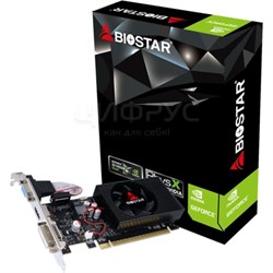 Видеокарта Biostar PCI-E GT730-4GB D3 LP (GF108) NVIDIA GeForce GT 730 4Gb 128bit GDDR3 700/1333 DVIx1 HDMIx1 CRTx1 HDCP Ret 941148406