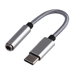 Адаптер JACK3.5MM(F)/TYPE-C(M) 00-00027481 0.1M WHITE GOPOWER 1903119881
