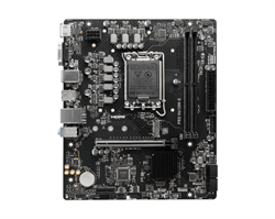 Материнская плата/ MB MSI INTEL H610 s1700, 2xDDR5(96GB), D-SUB/HDMI 1.4, 1xPCIe 4.0x16, 1xPCIe 3.0, 1xLAN, 4xSATA 6Gb/s, 1xM.2, 2xUSB 3.2, 4xUSB 2.0, 1xPS/2, mATX 1659600196