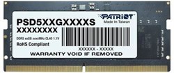 Оперативная память Patriot Desktop DDR5 4800МГц 8GB, PSD58G480041S, RTL 879675565