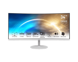 Монитор MSI MP341CQ 34.0-inch белый (плохая упаковка) 1922722387