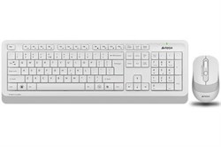 Клавиатура+мышь A4tech Клавиатура + мышь Fstyler FG1010 FG1010 WHITE, цвет белый 1552863320