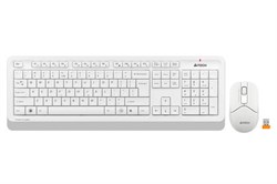 Клавиатура+мышь A4tech Клавиатура + мышь Fstyler FG1012 FG1012 WHITE, цвет белый 519318196