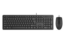 Клавиатура+мышь A4tech Клавиатура + мышь KR-3330, цвет черный 1169902339