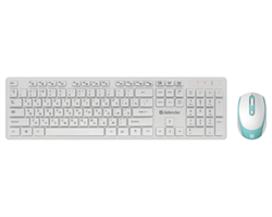Клавиатура+мышь Defender Auckland C-987 45987, цвет белый 1795247440