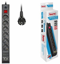 Сетевой фильтр Buro BU-SP3_USB_2A-B 1215609133