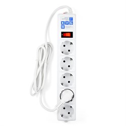 Сетевой фильтр Powercube SPG-B-6-WHITE 1.9м (5 розеток) 504571859