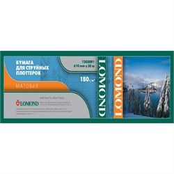 Бумага белый Lomond 24"(A1) 610мм-30м/180г/м2/белый матовое, 1202091 618149083