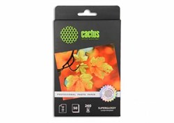 Бумага белый Cactus Prof 10x15/260г/м2/50л./белый глянцевое, CS-HGA626050 1538166714