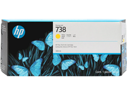 Картридж желтый HP Inc. 738 300-мл, 676M8A 432319203