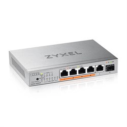 Коммутатор Zyxel XMG-105HP-EU0101F 5x2.5Гбит/с 1SFP+ 4PoE++ 70W неуправляемый 1568054657