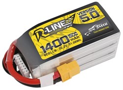 Аккумулятор Tattu R-Line V5.0 1400мАч 6S 150C LiPo (XT60) 1485609358