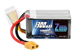 Аккумулятор Zeee 1300мАч 6S 120C LiPo (XT60) 282525226
