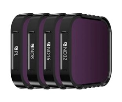 Комплект из 4 фильтров (ND8/16/32/CPL) GoPro HERO12/11/10/9 Black и 11 Black Mini (Standard Day) (Freewell) 227530878