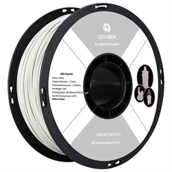 ABS Rapido пластик Qidi Tech White Белый 1,75 мм (1 кг) 997516264