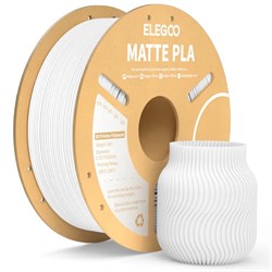 PLA Matte пластик Elegoo White Белый 1,75 мм (1кг) 707541137