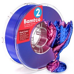 PLA Silc пластик Bamtco Dual Color Red-Blue (1кг) 2134245975
