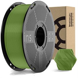 PLA Pro пластик Inslogic Olive Green Оливковый зеленый 1,75 мм (1 кг) 1000625244