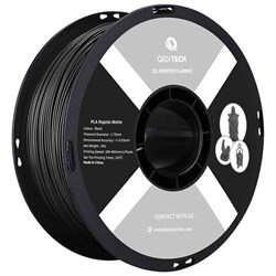 PLA Matte Rapido пластик Qidi Ash Gray Пепельно-серый 1,75 мм (1 кг) 1145761408
