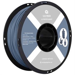 PLA Matte Rapido пластик Qidi Tech Navy Blue Голубой (Тёмно-синий) 1,75 мм (1 кг) 2036318541
