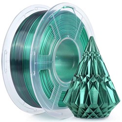 PLA пластик Sunlu Silk Dual Color Black Green (1кг) 1258619206