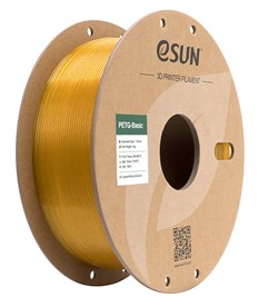 PETG Basic пластик ESUN Translucent Light Orange Полупрозрачный светло-оранжевый 1,75 мм (1кг) 1537226452