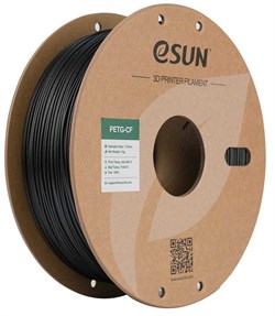 PETG-CF пластик ESUN Black Черный 1,75 мм (1кг) 124091092