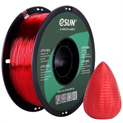 eTPU-95A пластик ESUN Translucent Red прозрачно-Красный 1,75 мм (1 кг) 1257787430