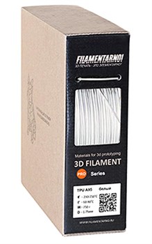 TPU A95 пластик Filamentarno Белый 1,75 мм (750 гр) 1270979814