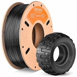 TPU Standart пластик ERYONE Black Черный 1,75 мм (500 гр) 1880663944