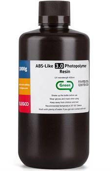 Фотополимерная смола Elegoo ABS-Like Resin Green V3.0 Зеленая (1кг) 1296228872