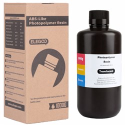 Фотополимерная смола Elegoo ABS-Like Resin Translucent V3.0 Прозрачная (1кг) 486381085