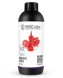 Фотополимерная смола HARZ Labs Basic Red V2 1668729602