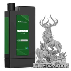 Фотополимерная смола Uniformation Standard Resin HD Light Gray Светло-серый (1200 гр) 1646688453