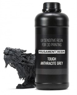 Фотополимерная смола Prusament Resin Tough Anthracite Grey (1кг) 513561996