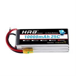 Аккумулятор HRB 6S 10000mah 25C XT60 1452407975
