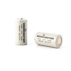 Комплект аккумуляторов RadioMaster 900мАч 3,7В Li-ion 18350 для аппаратуры Zorro (2шт) 302545662