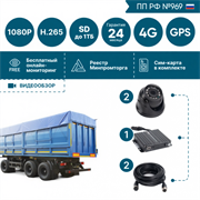 Комплект на 2 камеры NSCAR BN201 FullHD_SD+4G+GPS (по 969) 558330293