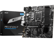 Материнская плата/ MB MSI INTEL B760 s1700, 4xDDR5(256GB), D-SUB/HDMI 2.1/DP, 1xPCIe 4.0x16, 2xPCIe 4.0, 1xLAN, 4xSATA 6Gb/s, 2xM.2, 1xUSB-C, 1xUSB 3.2, 4xUSB 2.0, 2xPS/2, mATX 403984340