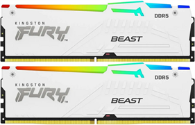 Оперативная память Kingston FURY Beast White RGB EXPO 32GB 6000MT/s DDR5 CL30 (Kit of 2), KF560C30BWEAK2-32, RTL 1787469568