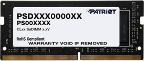 Оперативная память Patriot Desktop DDR4 3200МГц 8Gb, PSD48G320081S, RTL 1432259356