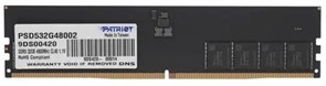 Оперативная память Patriot Desktop DDR5 4800МГц 32GB, PSD532G48002, RTL 1118729753