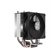 Кулер для процессора/ CPU Cooler PCCooler R200 (110W, 3-pin, 133mm, Al/Cu, 2x6mm, 1x92mm, 40.94CFM, 30dBA, 2200RPM, S: 1851/1700/1200/115X, AM5/AM4, silver, black) 1507489895