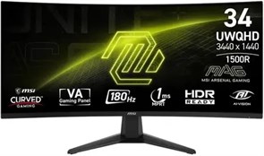 Монитор MSI 346CQ 34.0-inch черный 1714460833