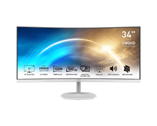 Монитор MSI MP341CQ 34.0-inch белый (плохая упаковка) 1922722387
