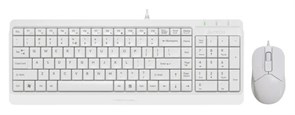 Клавиатура+мышь A4tech Клавиатура + мышь Fstyler F1512 F1512 WHITE, цвет белый 39989375