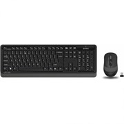 Клавиатура+мышь A4tech Клавиатура + мышь Fstyler FG1010 FG1010 GREY, цвет черный 508032454